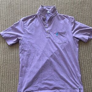 Johnnie O purple polo, size Medium